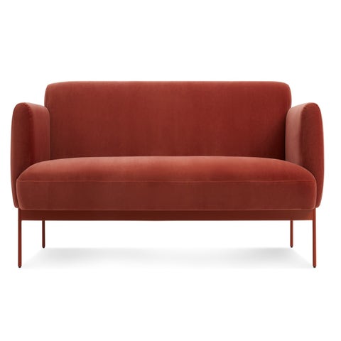 Blu Dot Puff Puff 87 Inch Velvet Sofa