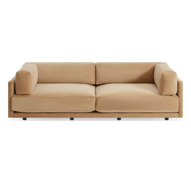 Blu Dot Sunday 102 Inch Velvet Sofa