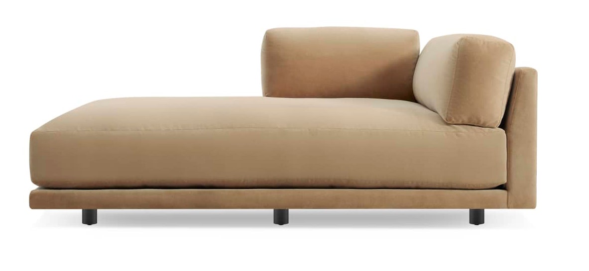 Blu Dot Sunday Velvet Chaise