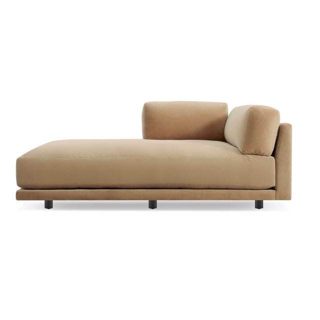 Blu Dot Sunday Velvet Chaise