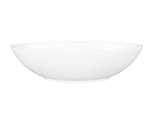 CLEARANCE Wedgwood Jasper Conran White Bone China Oval Vegetable Bowl, 12 inch