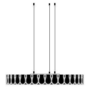 BuzziSpace BuzziPleat Ripple Suspended Screen