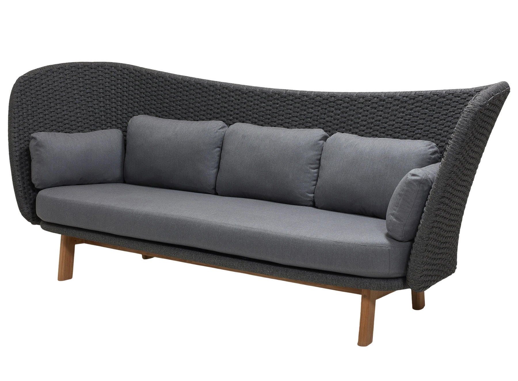 Cane-line Peacock Rope Wing 3-Seater Sofa