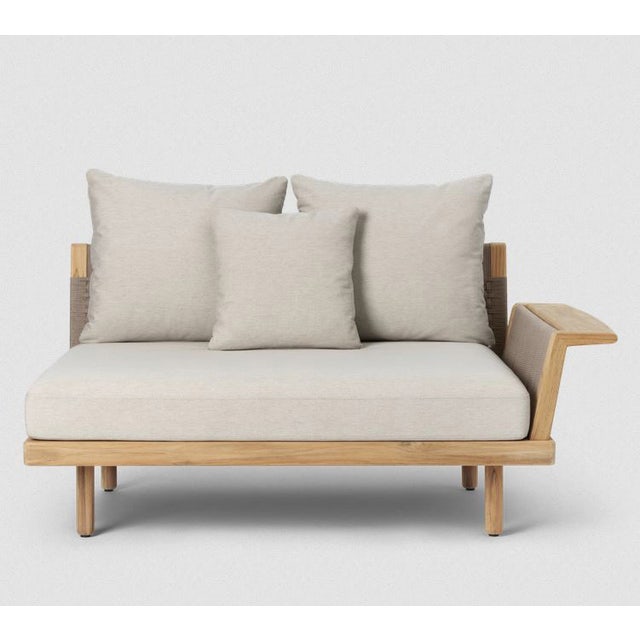 Carl Hansen & Son E510 Embrace Outdoor Lounge Sofa with One Arm