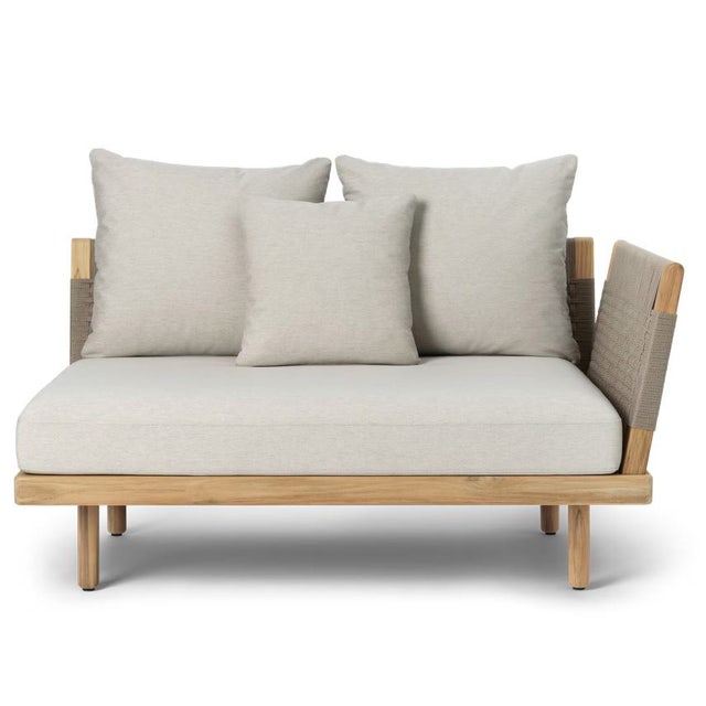 Carl Hansen & Son E511 Embrace Outdoor Lounge Sofa with Siderest