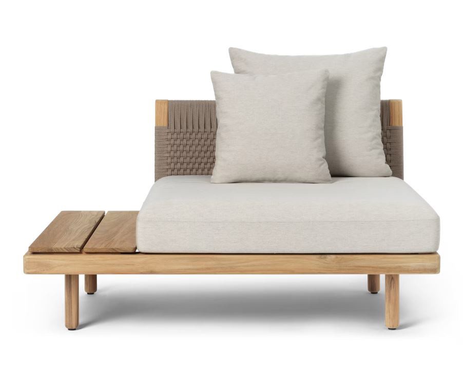 Carl Hansen & Son E520 Embrace Outdoor Lounge Sofa with Side Table