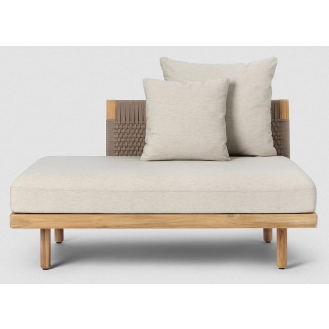 Carl Hansen & Son E530 Embrace Outdoor Lounge Sofa with Short Backrest
