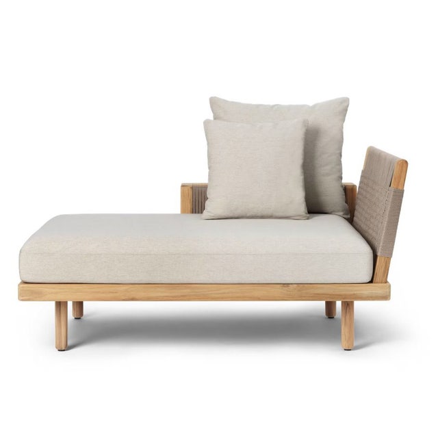 Carl Hansen & Son E540 Embrace Outdoor Lounge Sofa with Siderest & Sidetable