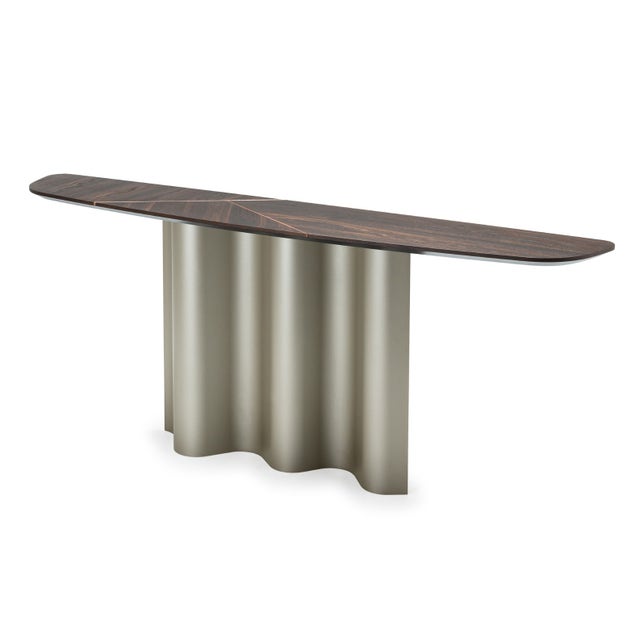 Cattelan Italia Nettuno Wood Console Table