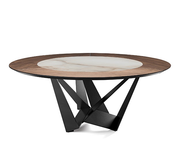 Cattelan Italia Skorpio Ker-Wood Round Table