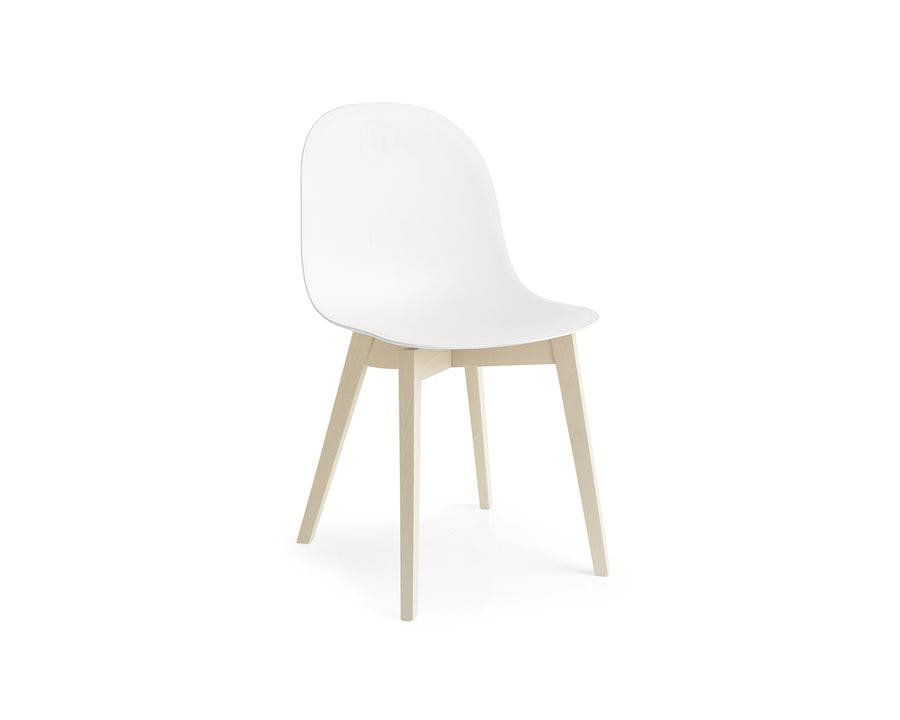 Connubia Academy Wood Base Low Chair (Priced Each, Sold in Sets of 2)