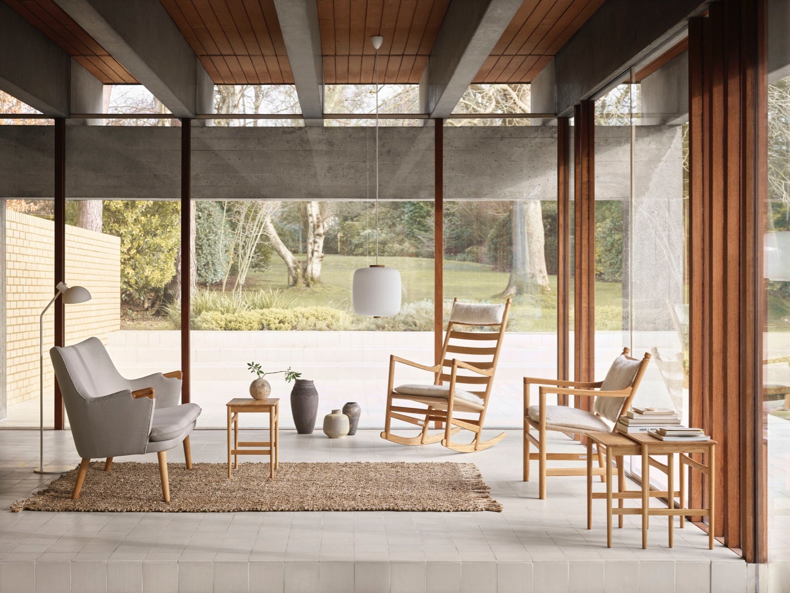 コーヒーテーブル+サイドテーブル CARL HANSEN &amp; SON CH004 NESTING TABLES Carl Hansen and Son CH004 Nesting Tables - 2Modern