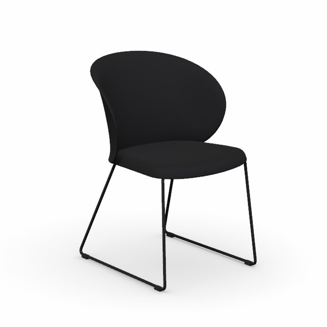 Connubia Tuka Sledge Base Armchair (Priced Each, Sold in Sets of 2)