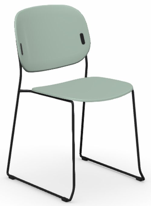 Connubia Yo! Sledge Base Chair (Priced Each, Sold in Sets of 2)