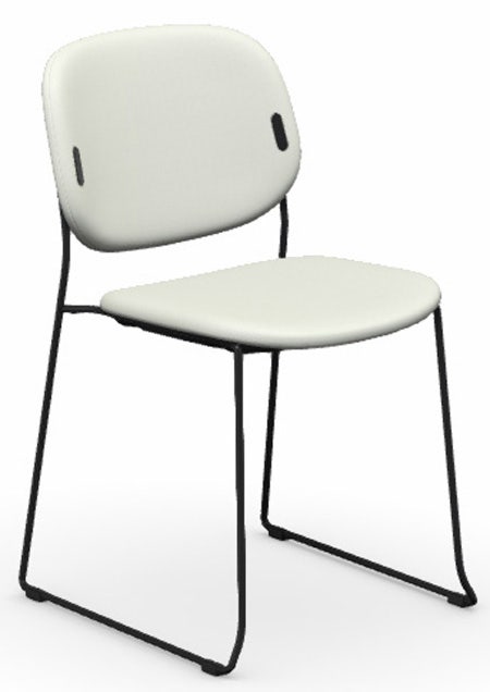 Connubia Yo! Sledge Base Chair - Upholstered (Priced Each, Sold in Sets of 2)