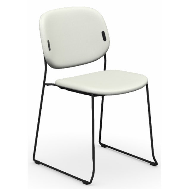 Connubia Yo! Sledge Base Chair - Upholstered (Priced Each, Sold in Sets of 2)