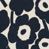 Marimekko Tiise Mini Unikko Cosmetic Bag - Cotton, Dark Blue