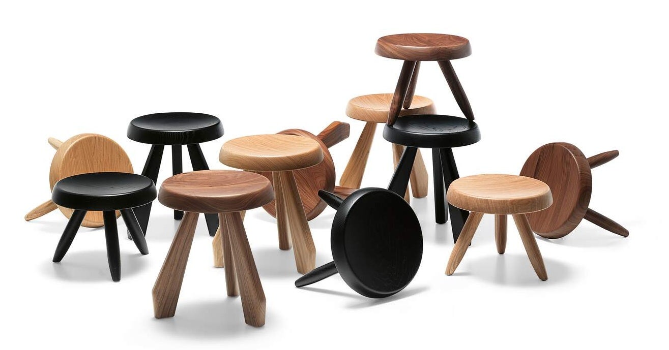 Cassina 524 Tabouret Berger ペリアン スツール Cassina 524 Tabouret Berger Stool