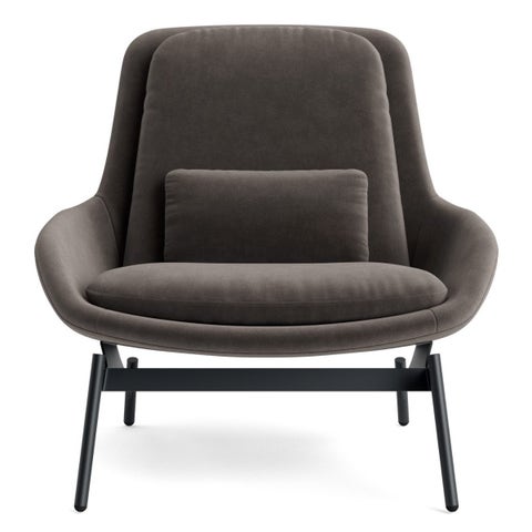Blu Dot Field Velvet Lounge Chair