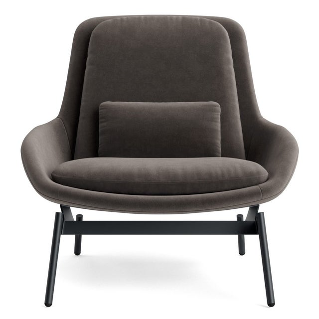 Blu Dot Field Velvet Lounge Chair