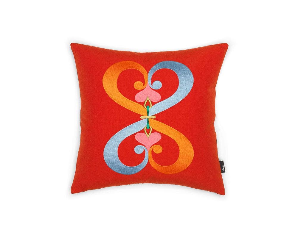 double heart pillow