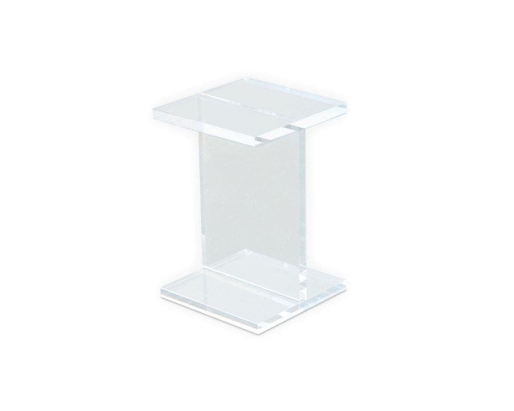 Gus* Modern Acrylic I-Beam Table
