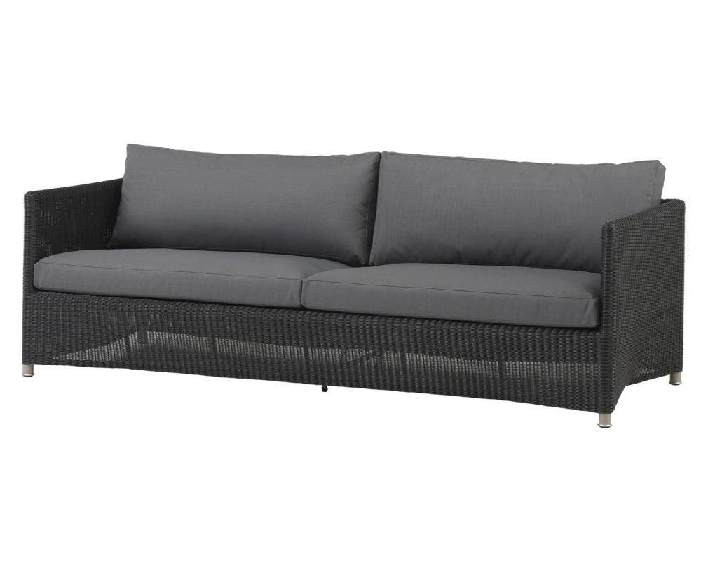Caneline Diamond Weave 3Seater Sofa