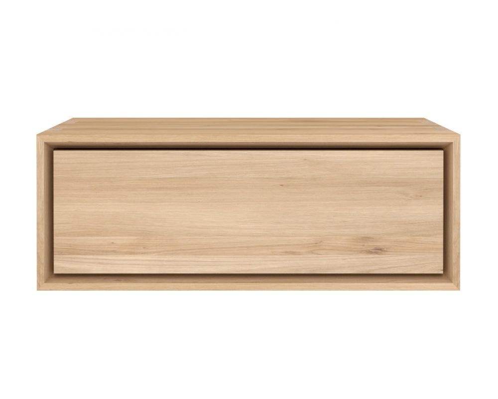 Ethnicraft Nordic II Hanging Bedside Table with 1 Drawer