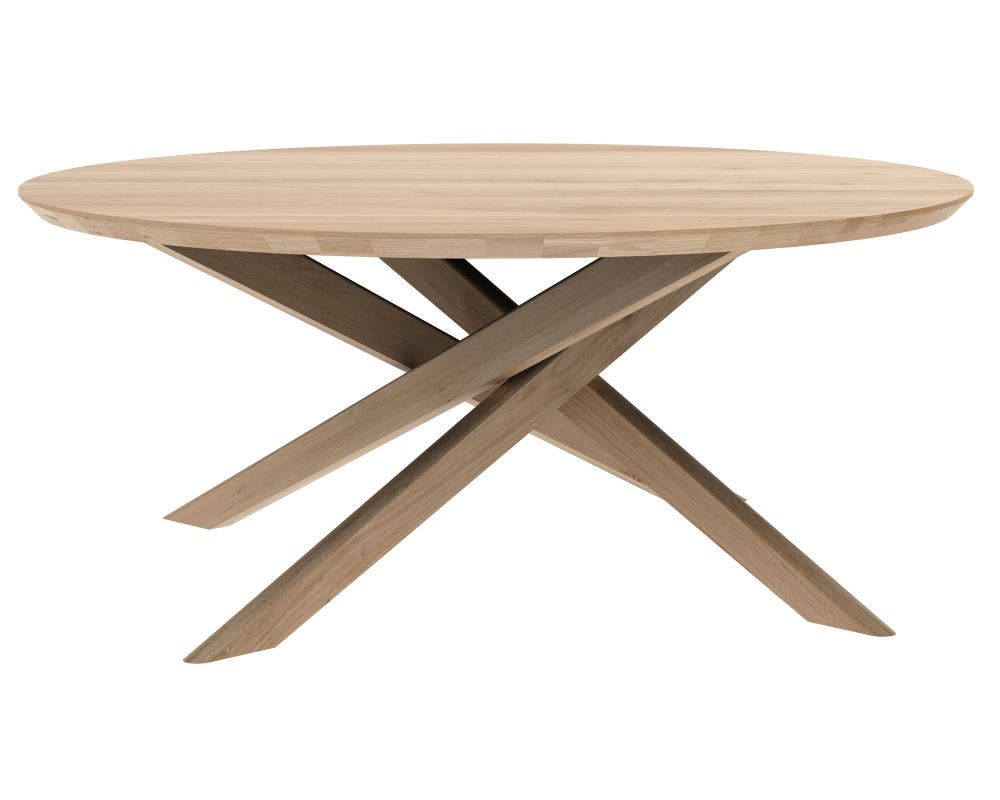 Ethnicraft Oak Mikado Round Coffee Table