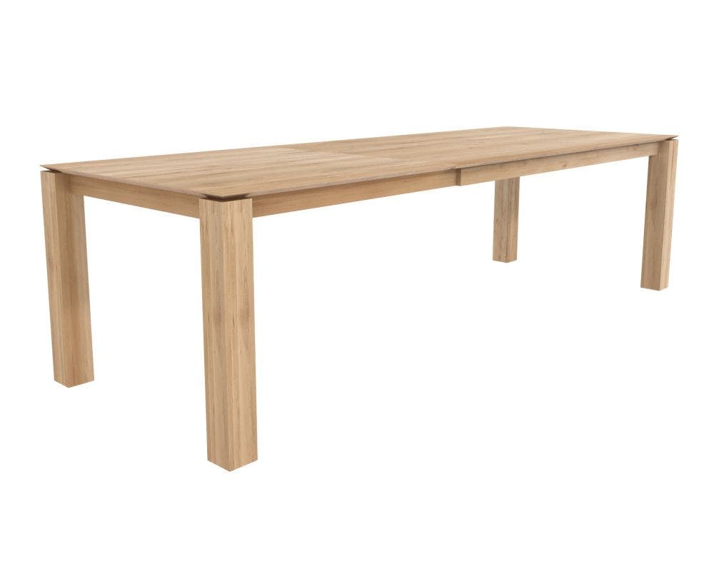 Ethnicraft Oak Slice Extendable Dining Table