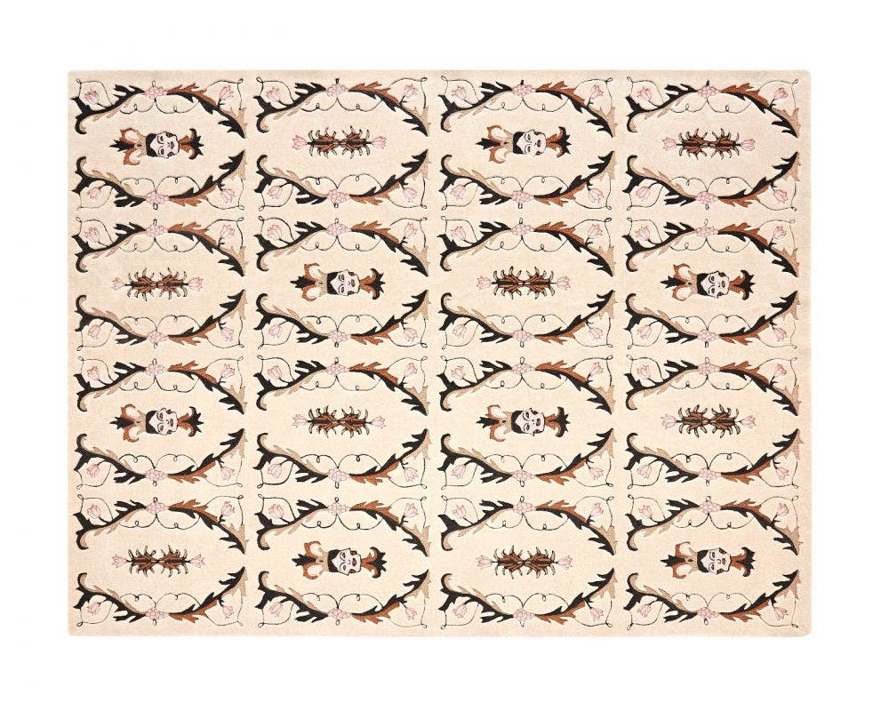 GAN Dreams Medieval Faces Rug