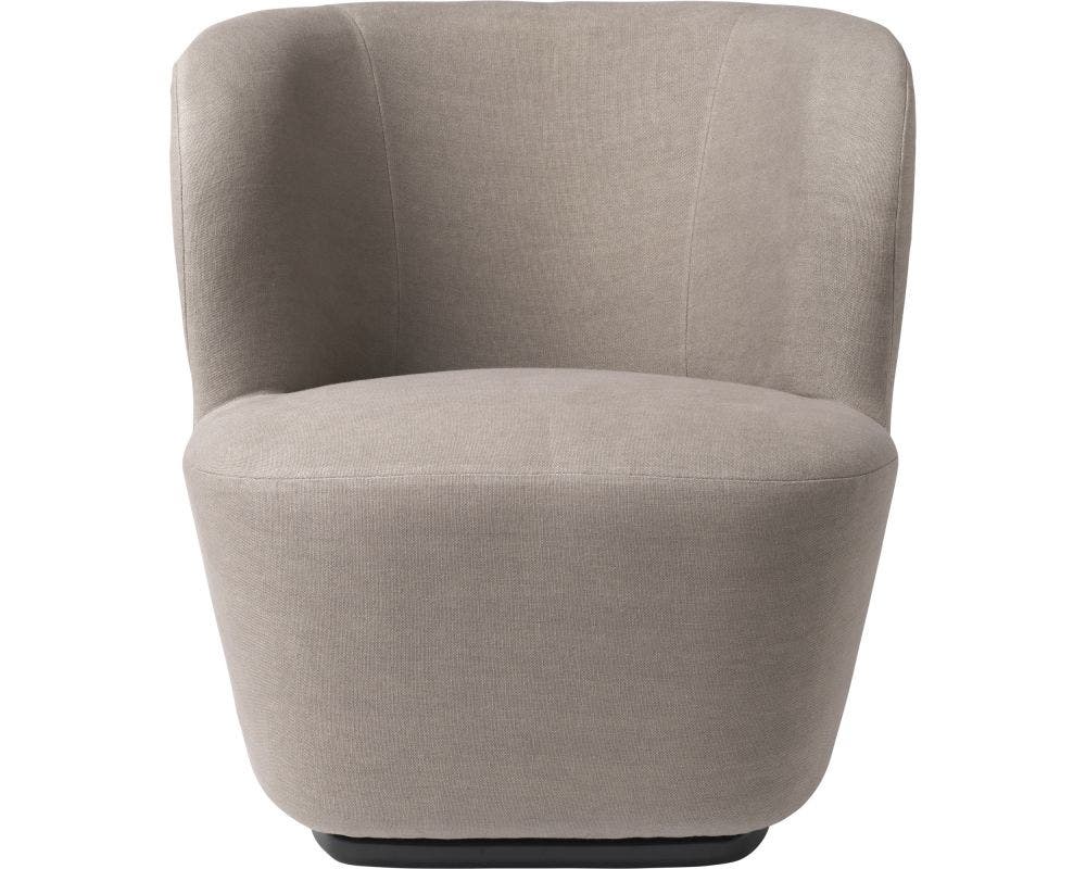 GUBI Stay Returning Swivel Lounge Chair Fully Upholstered