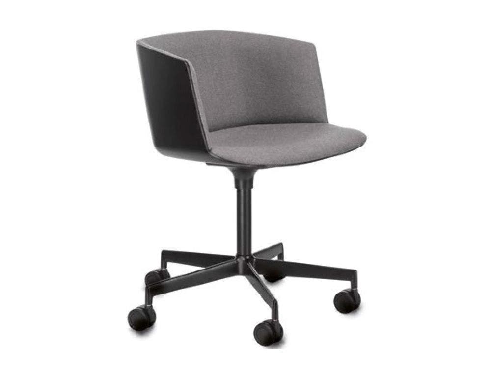 Lapalma Cut S184 Swivel Base Armchair Front Upholstered