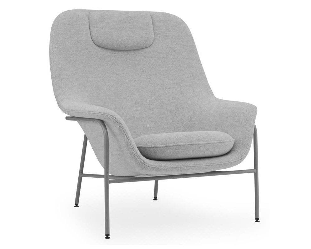 Normann Copenhagen Drape High Lounge Chair with Headrest