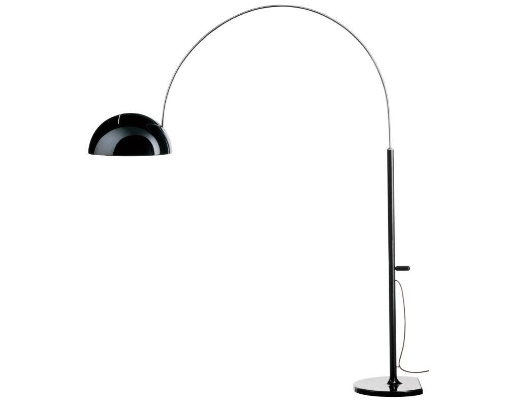 Oluce Coupe Arched Floor Lamp