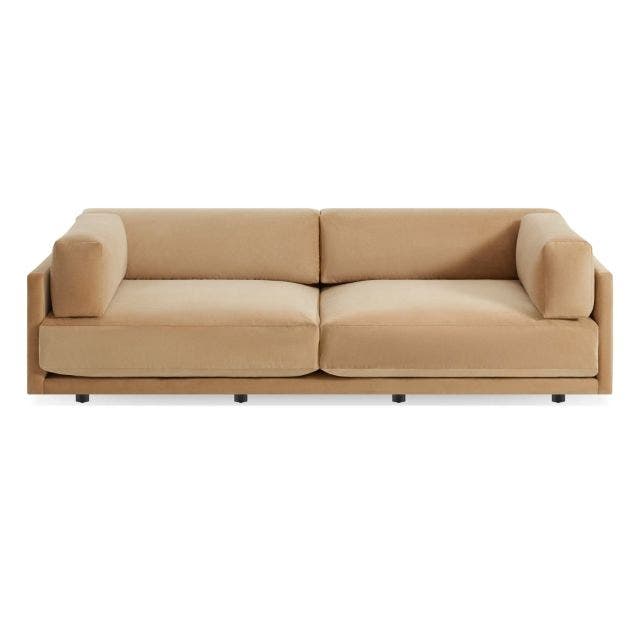 Blu Dot Sunday 82 Inch Velvet Sofa