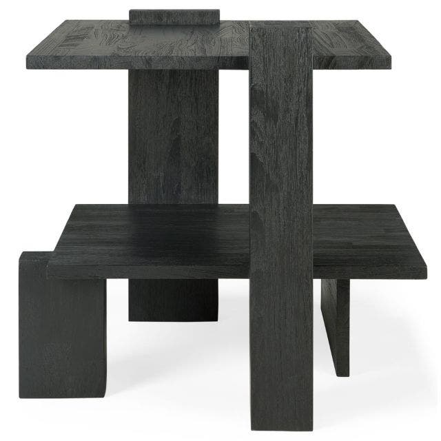 Ethnicraft Abstract Black Coffee Table