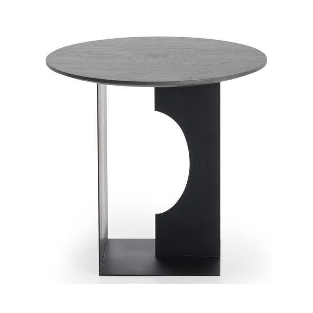 Ethnicraft Oak Arc Black Dining Table