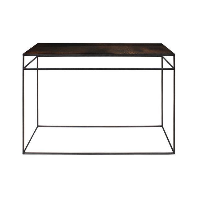 Ethnicraft Aged Sofa Console Table with 2 Shelves