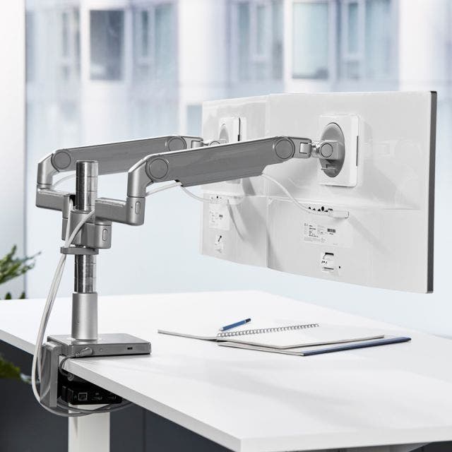 Humanscale M8.1 Monitor Arm Dual Monitor (Quickship)