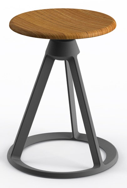 Knoll Barber Osgerby Piton Fixed Height Stool, Outdoor
