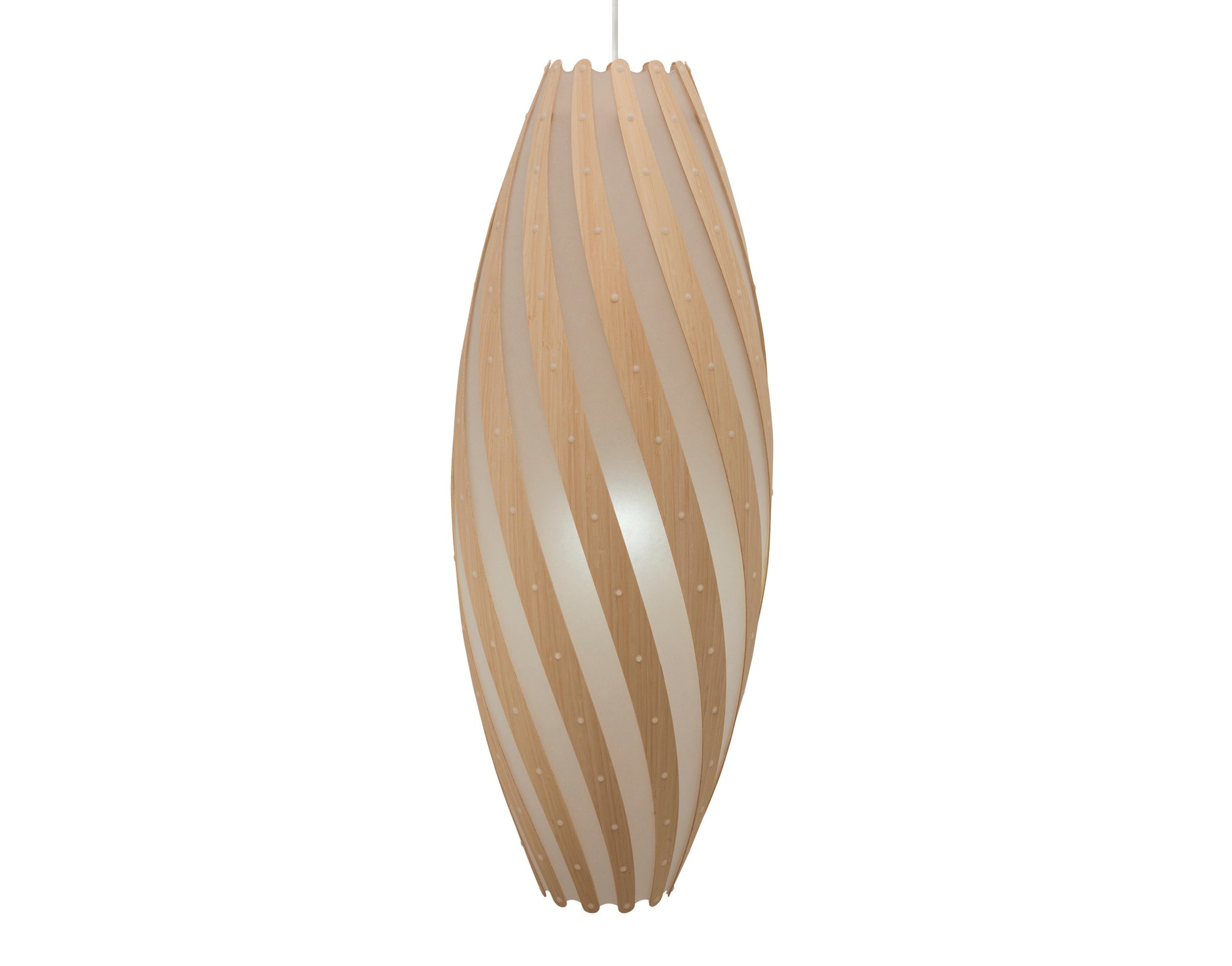 David Trubridge Ebb Roll Pendant Lamp