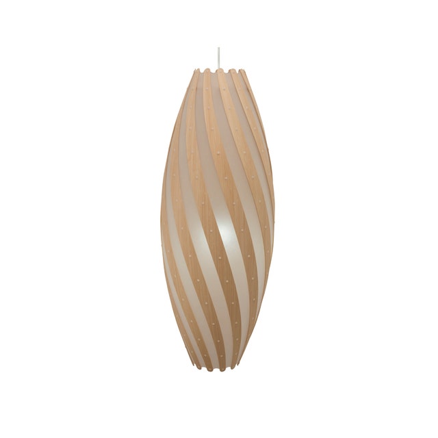David Trubridge Ebb Roll Pendant Lamp