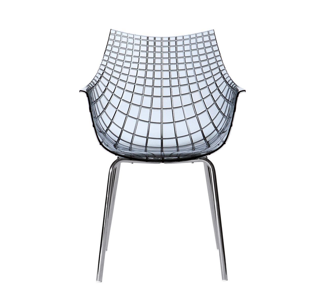 Driade Meridiana Four Leg Chair - Steel Base