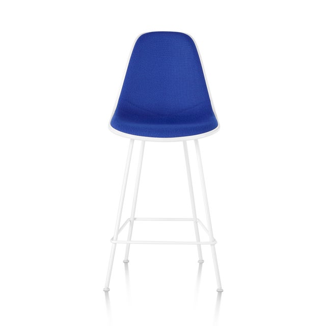 Herman Miller EamesĀ® Molded Plastic Stool - Upholstered