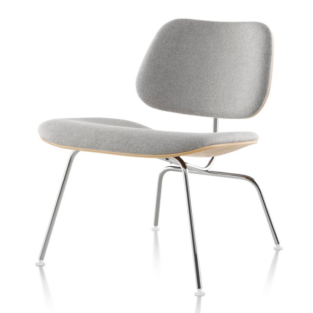 Herman Miller EamesĀ® Molded Plywood Upholstered Lounge Chair - Metal Legs (LCM)