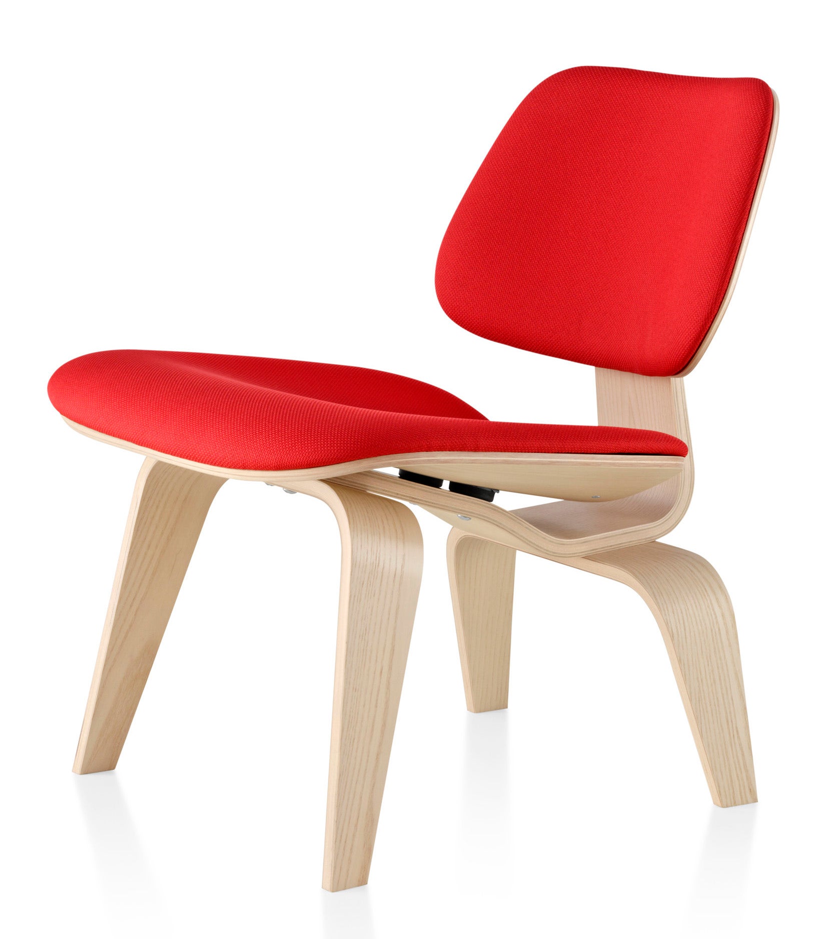Herman Miller Eames Molded Plywood Upholstered Lounge Chair - Wood