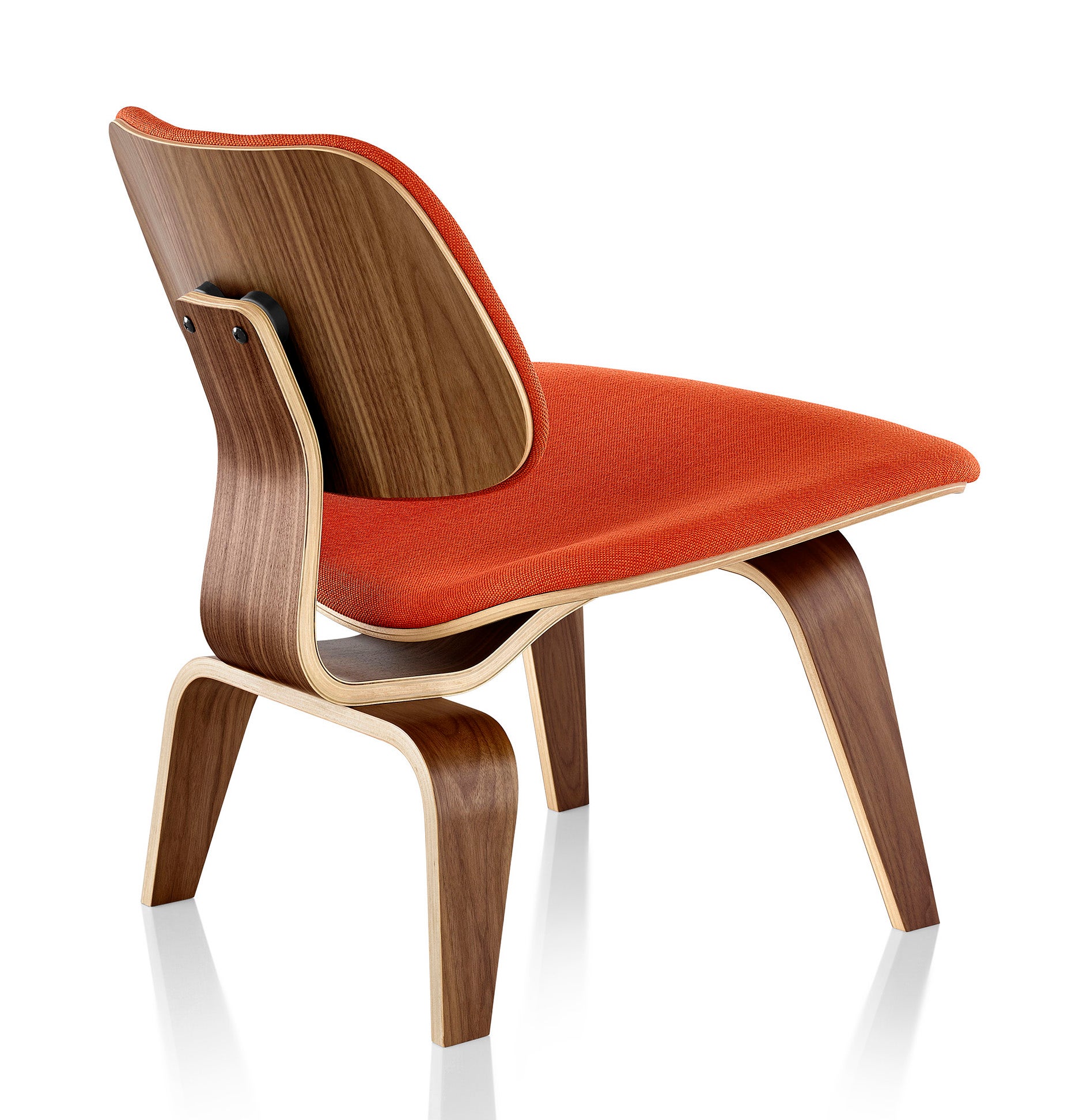 Herman Miller Eames Molded Plywood Upholstered Lounge Chair - Wood
