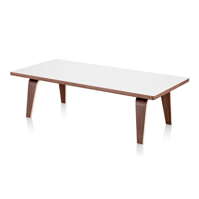 Herman Miller Eames® Molded Plywood Rectangular Coffee Table Wood Base