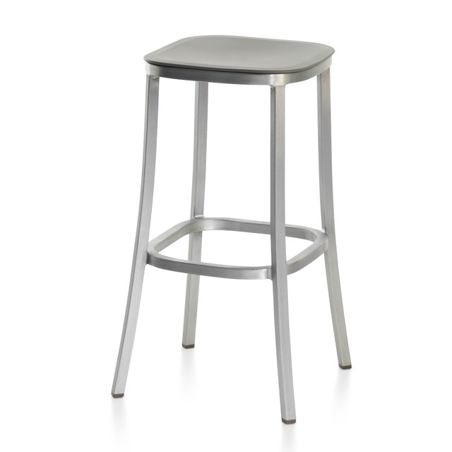 Emeco 1 Inch Barstool - Upholstered